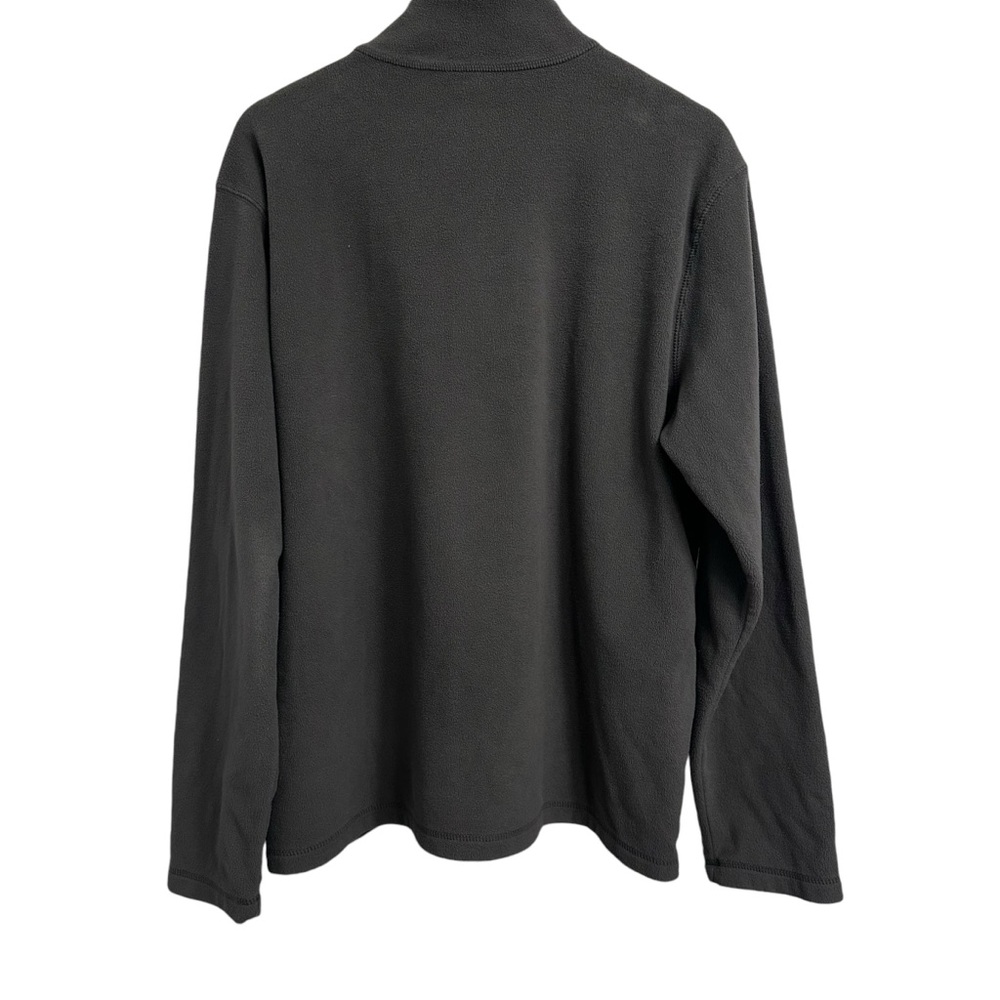 Eddie Bauer 1/4 Zip Long Sleeve Fleece Jacket Men’s Large Jade Green Gray - Picture 2 of 7